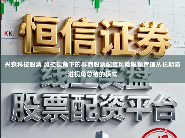兴森科技股票 风控视角下的券商股票配资风险限额管理从长期演进视角总结的模式